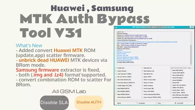 MTK Auth Bypass Tool V31