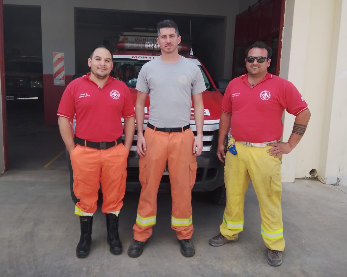 Bomberos de Monte Maíz e Isla Verde combatirán llamas en sierras de Córdoba