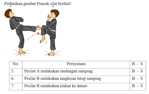 Gambar soal AKM PJOK benar salah