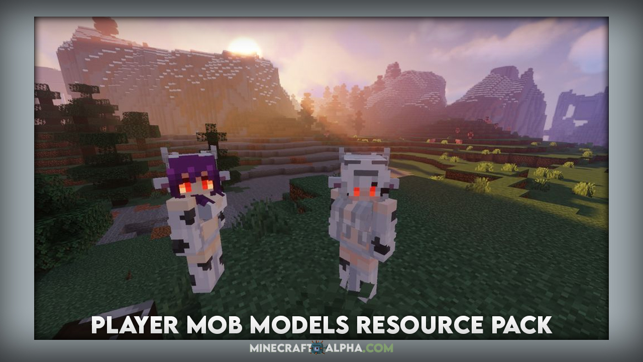 Player Mob Models Resource Pack 1.18.1