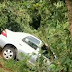 Carro com idoso fica enroscado em árvores por seis horas após acidente, em Francisco Beltrão