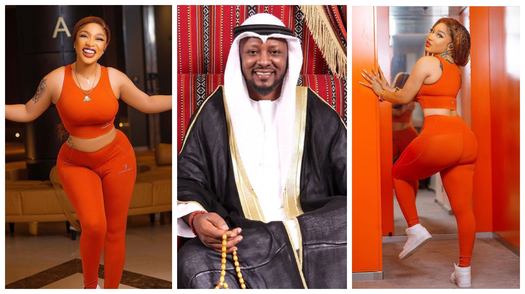 Actress Tonto Dikeh looks so happy in new photos, hours after Prince Kpokpogri's leaked voice note surfaced online (See pictures)