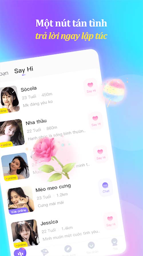 Ứng dụng Alo Chat:  kết bạn, live voice mới vui nhộn a3