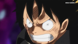 ワンピースアニメ WCI編 864話 ルフィ 見聞色の覇気 | ONE PIECE ホールケーキアイランド編