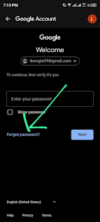 Password Forget