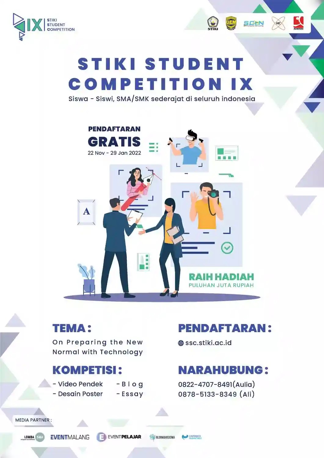 STIKI Student Competition SSC IX 2021 - www.pengajarpedia.com