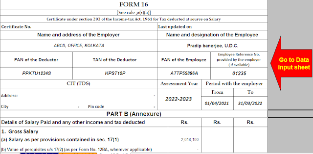 Deduction under chapter Vi A of the Income Tax Act