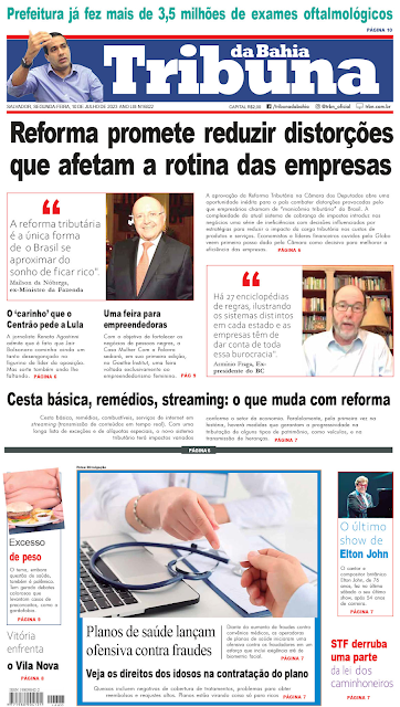 Blog de Assis Ramalho: Confira manchetes dos principais jornais do país  nesta segunda-feira (10/07/2023)