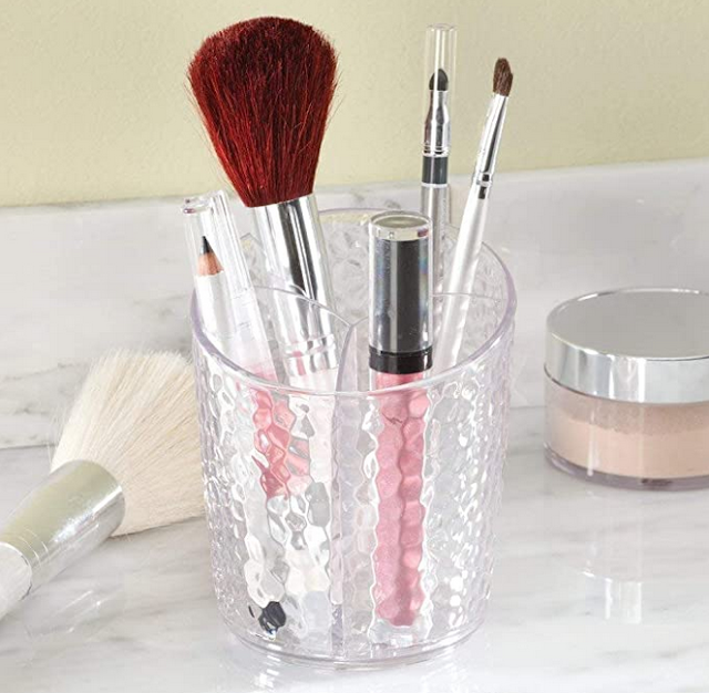 vaso organizador maquillaje