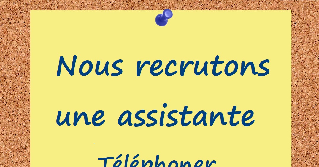 emploi assistant