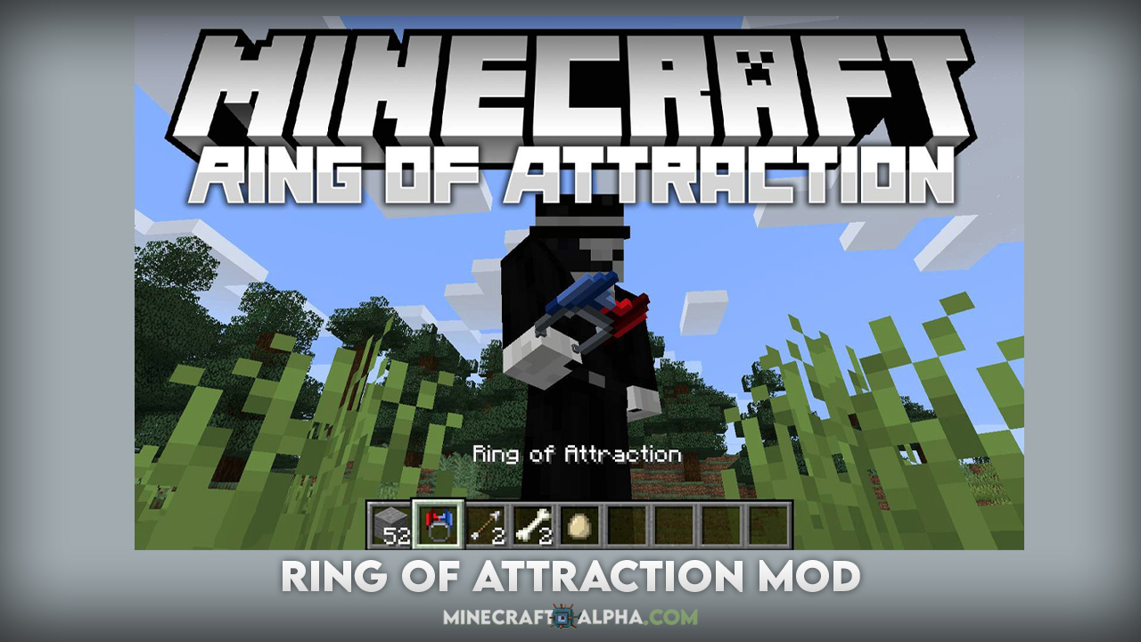 Ring of Attraction Mod 1.18.1 (A Simple and Powerful Item Magnet)
