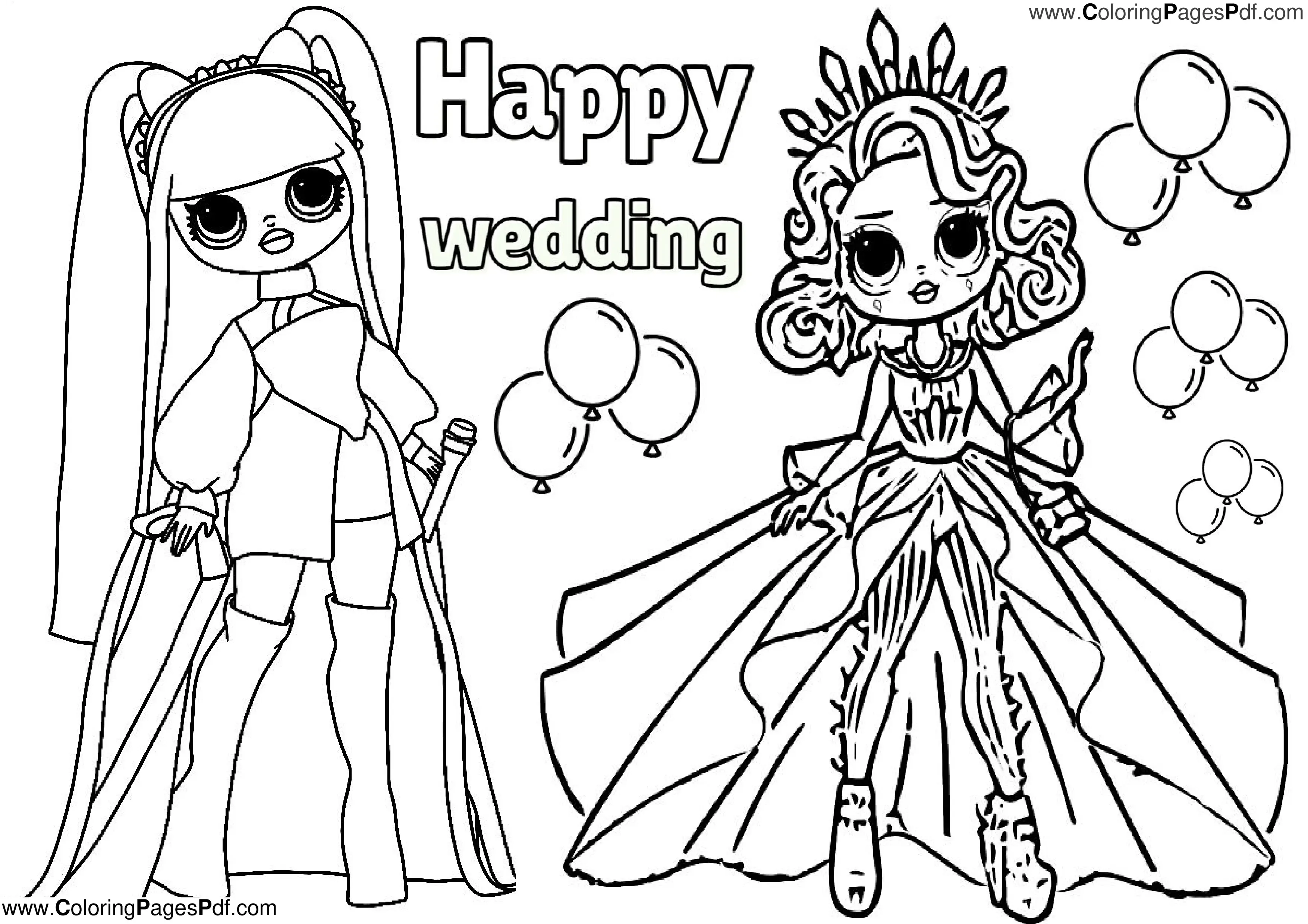 Lol omg wonder day coloring pages