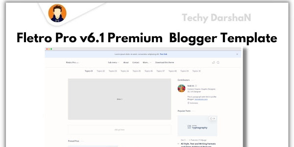 Fletro Pro v6.1 Premium Blogger Template 