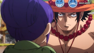 ワンピースアニメ 894話 ワノ国編 | 火拳のエース かっこいい | ONE PIECE Portgas D.Ace