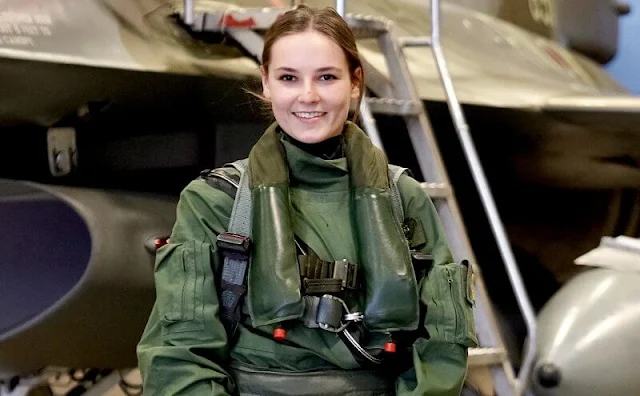 Princess Ingrid Alexandra of Norway visited the Royal Norwegian Air Force base in Bodø at the invitation of the Chief of Defence