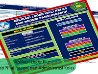 ✔Download Aplikasi Leger Plus Rekap Nilai Raport dan Administrasi Kelas