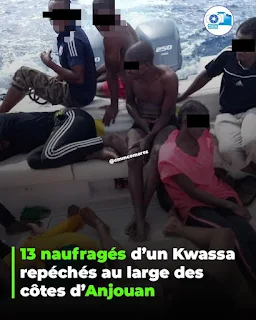 Naufrage d'un Kwassa au large d'Anjouan : Plusieurs personnes portées disparues