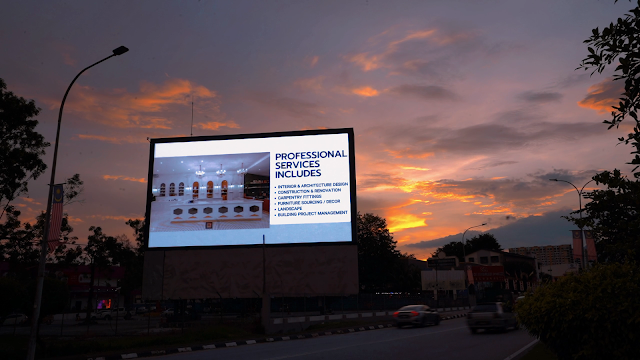Jalan Sultan Iskandar Digital Billboard Advertising Ipoh Perak, Bulatan Sultan Yussuf Ipoh Digital OOH Advertising, Malaysia Nearby Ipoh SOHO DOOH Ads