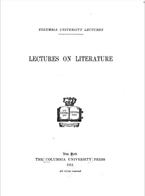 Columbia University Lectures: Lectures On Literature (1911)