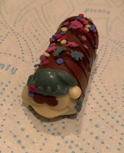 Festive Elf Colin The Caterpillar Chocolate Mini Rolls (Marks and Spencer)