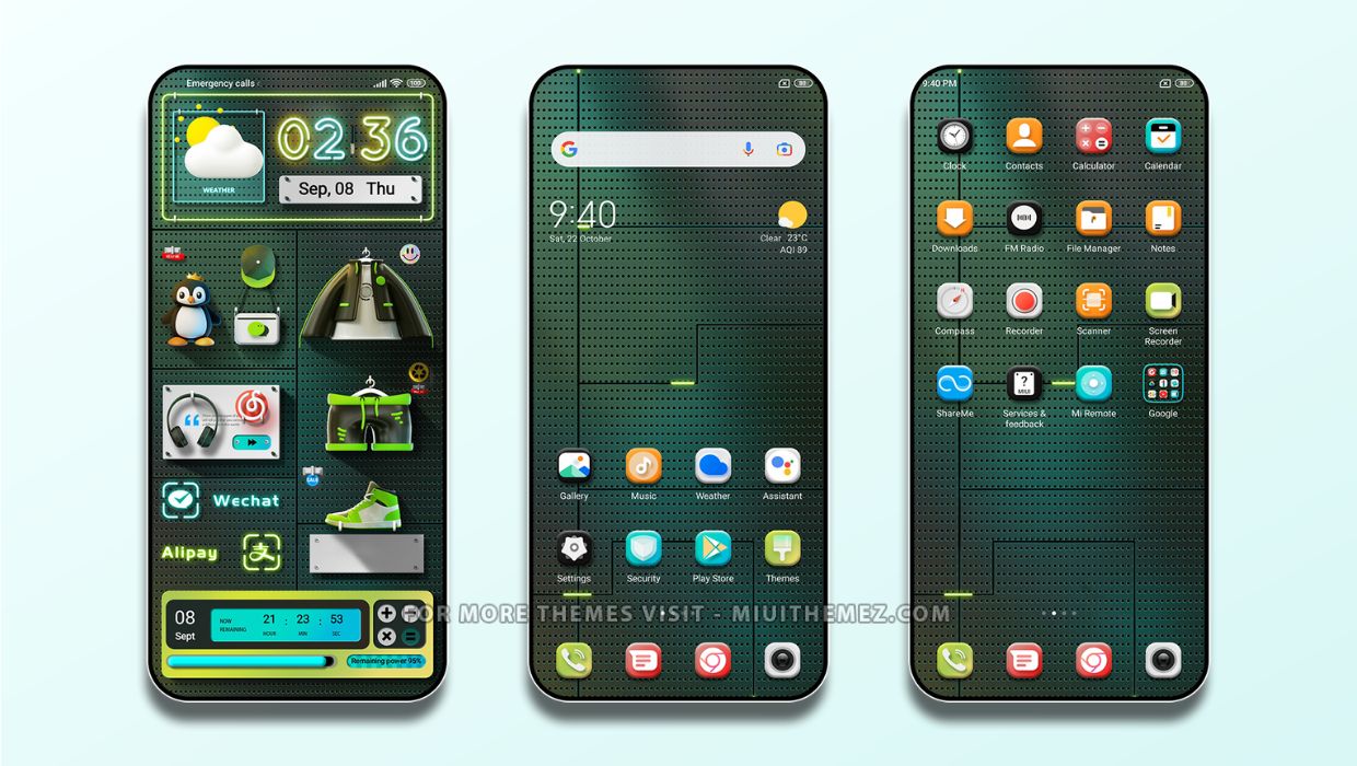 Tide Cool 3D MIUI Theme