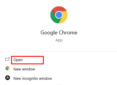 membuka browser chrome