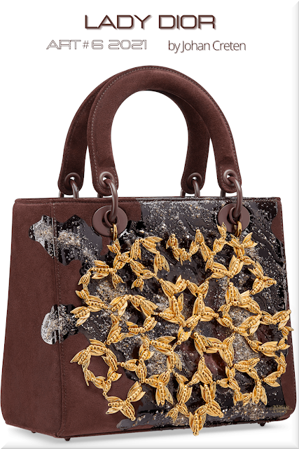 ♦Lady Dior Bag Art Edition 6th 2021 by Johan Creten France #dior #brilliantluxury