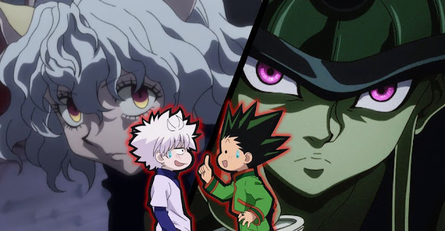 Gon e Killua têm muito a aprender com Meruem e Neferpitou em  Hunter x Hunter