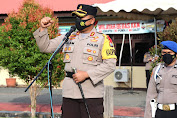 Polres Wajo Gelar Apel Gabungan, Kapolres Tekankan Hal ini Terhadap Personel