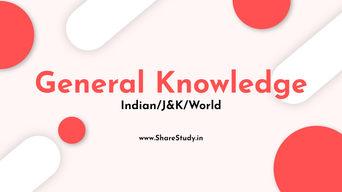 400+ TOP Jammu & Kashmir (General Knowledge) Questions and Answers