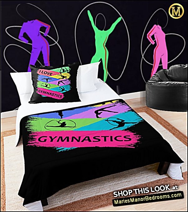 gymnastics bedroom ideas girls sports gymnastics bedroom decor gymnastic bedding girls sports bedding