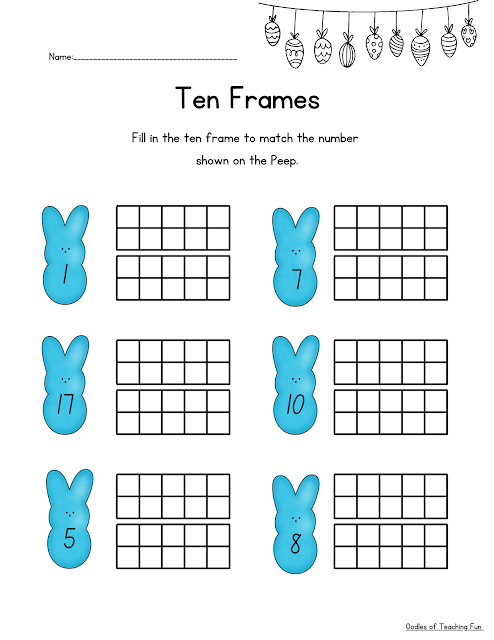 Ten frame activities