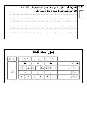 تقييم لغة  سنة 5  ابتدائي الثلاثي الثاني