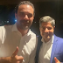 Cotado pra vice, Adolfo Viana encontra ACM Neto em restaurante em Brasília