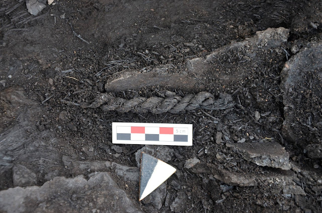 4,500-year-old rope remains found in Seyitomer mound, western Turkey