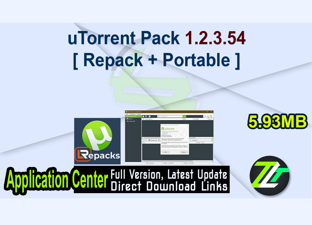 uTorrent Pack 1.2.3.54 [ Repack + Portable]