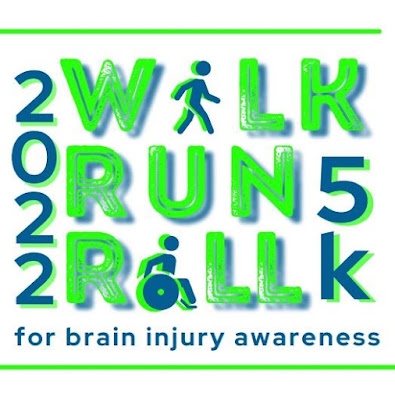 2022 Walk Run Roll 5K logo from BIASC