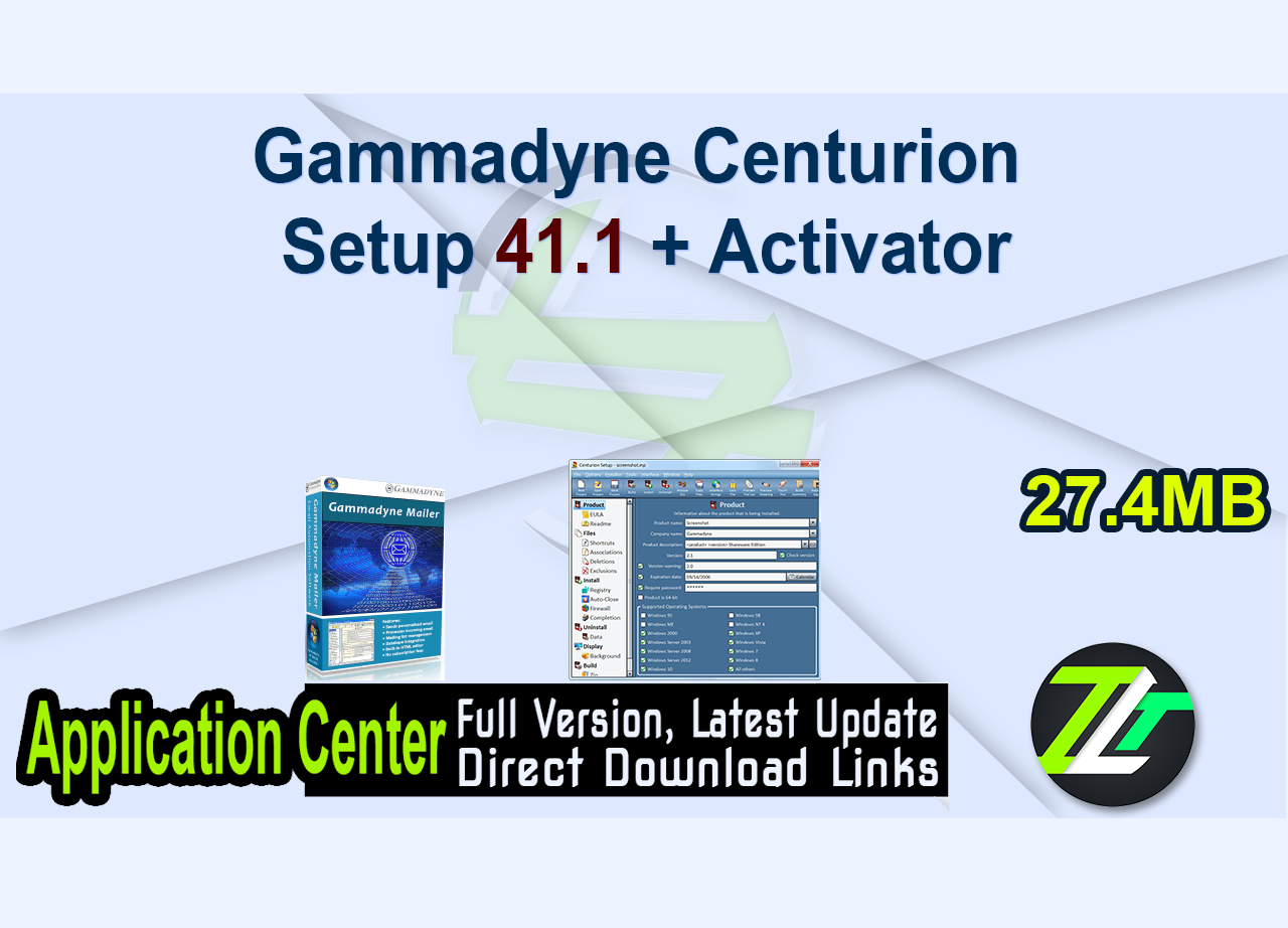 Gammadyne Centurion Setup 41.1 + Activator