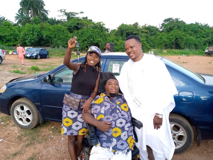 Saxophonist Gets Car Gift As Atorise Marks Ori Oke Sioni's 6th Anniversary   
