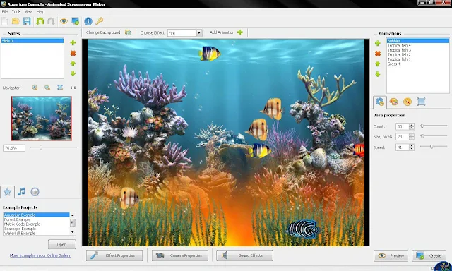 Animated Screensaver Maker 4.3.5 Screen Saver Design Free Download