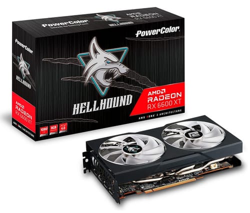 PowerColor Hellhound AMD Radeon RX 6600 XT Gaming Graphics Card