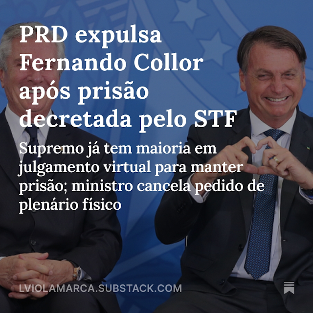 Gilmar Mendes desiste de plenário presencial para Collor