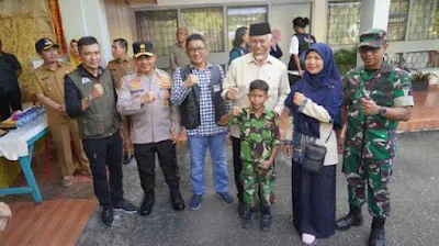 Kota Padang Siap Helat Pemilu, Wali Kota Bersama Gubernur Tinjau Empat TPS