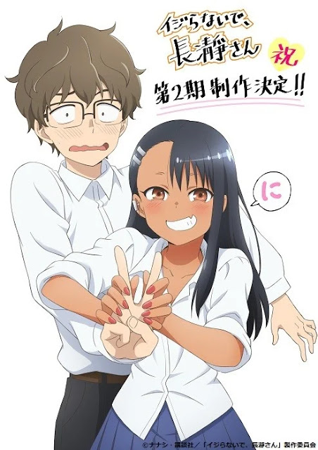 El anime Ijiranaide, Nagatoro-san anuncia segunda temporada.