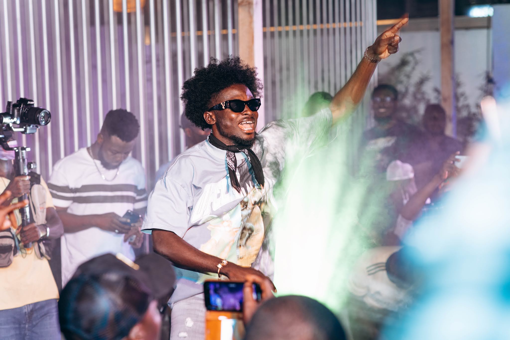 Photos: Kwame Yogot holds listening session for his ‘New King’ EP