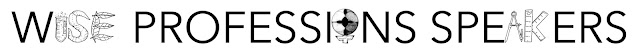 WiSE Professions Speakers, with I as a test tube, S as a worm, E created from leaves, a A made from a drawing compass and K created from rules, and an O as the feminine symbol, encompassing women of different racial backgrounds.