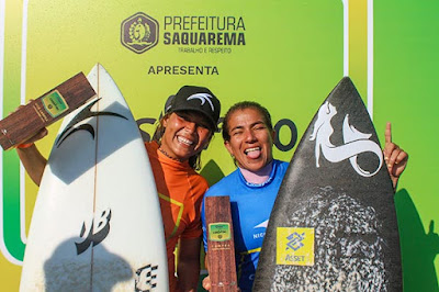 Larissa dos Santos e Silvana Lima vencem em Saquarema.