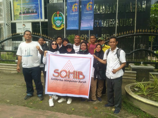 DPP Solidaritas Himpunan Buruh (SOHIB) sumatera Utara Memperingati Hari May Day 2024