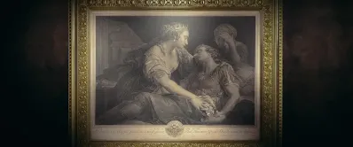 Roman Painting in Red Notice Movie