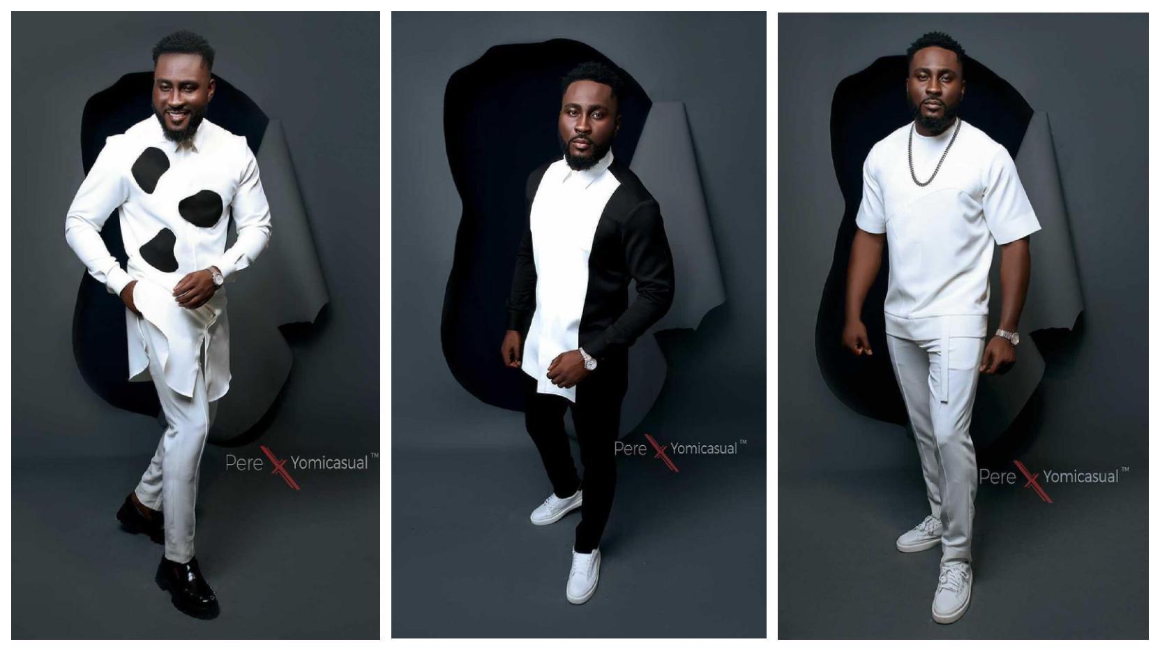 BBNaija Pere looks dashing as he steps out in lovely new outfit (See Photos)